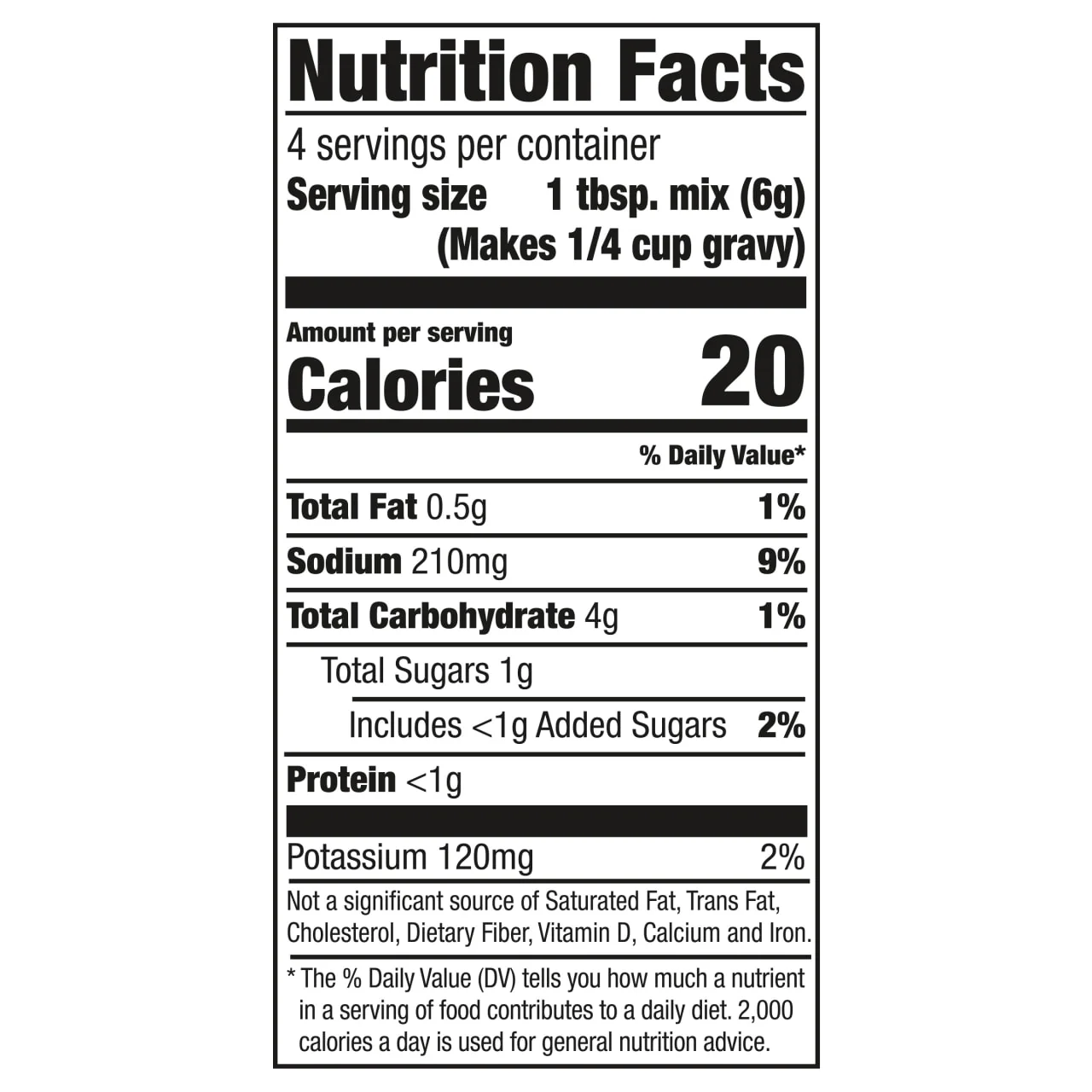 McCormick® 30% Less Sodium Chicken Gravy Mix, 0.87 oz - Image 12