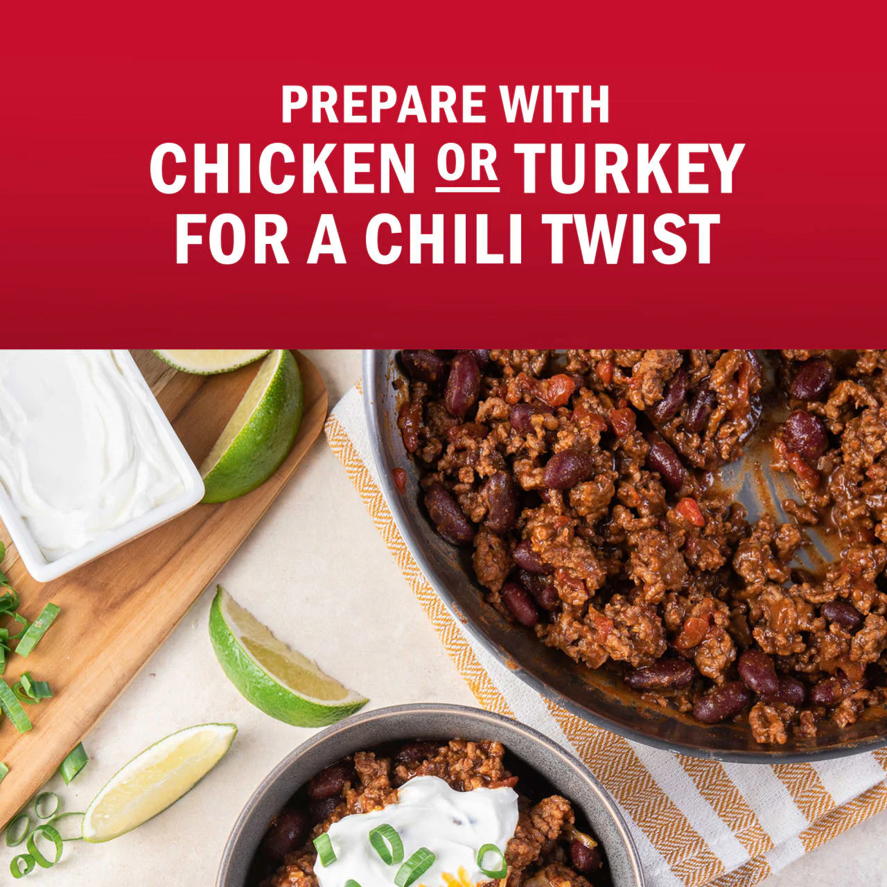 McCormick® 30% Less Sodium Chili Mild Seasoning Mix, 1.25 oz - Image 15