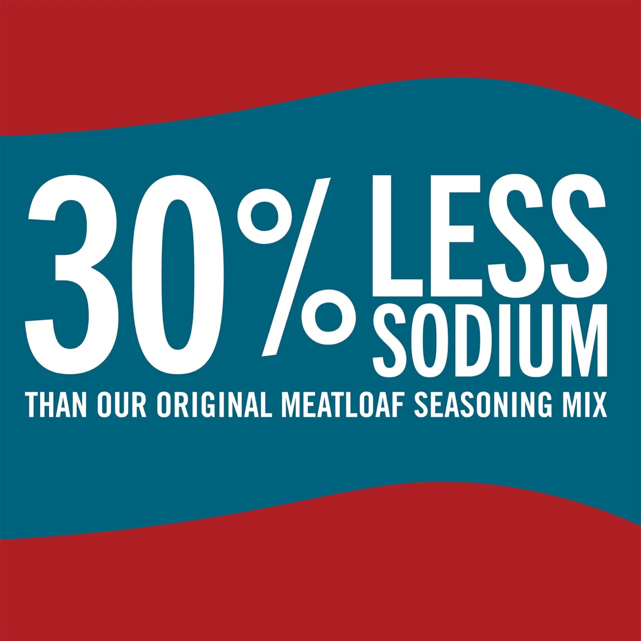 McCormick® 30% Less Sodium Meat Loaf Seasoning Mix, 1.25 oz (6-Pack) - Image 7