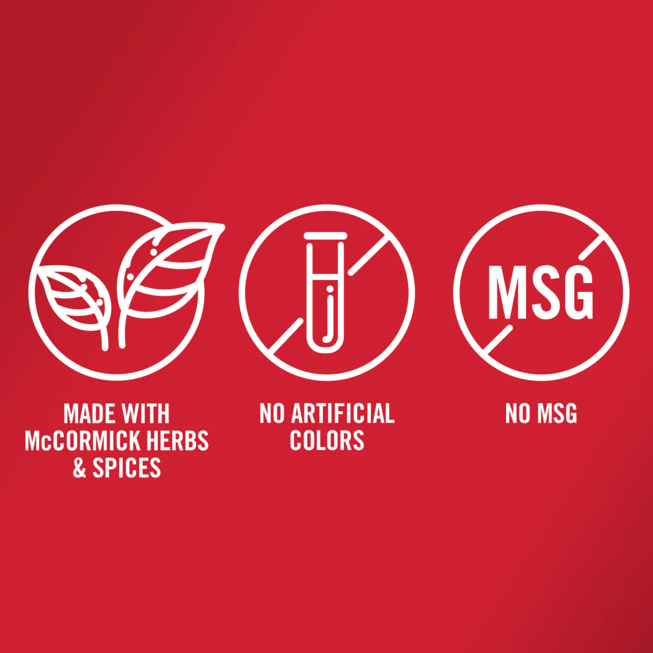 McCormick® 30% Less Sodium Mild Taco Seasoning Mix, 1 oz (6-Pack) - Image 10