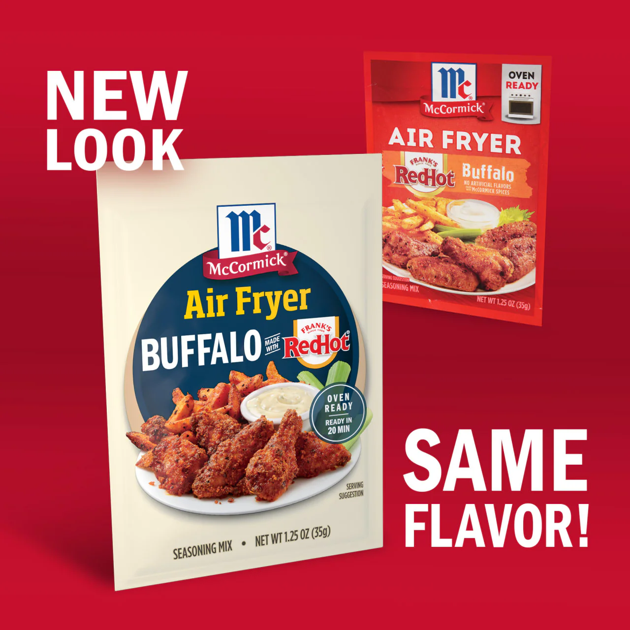 McCormick® Air Fryer Buffalo Seasoning Mix, 1.25 oz (6-Pack) - Image 3