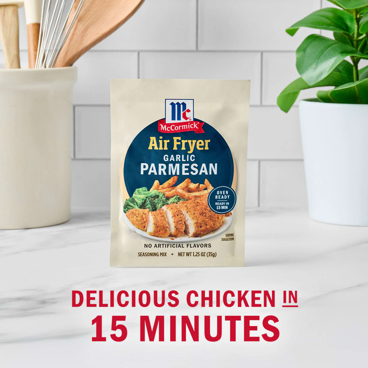 McCormick® Air Fryer Garlic Parmesan Seasoning Mix, 1.25 oz (6-Pack) - Image 15