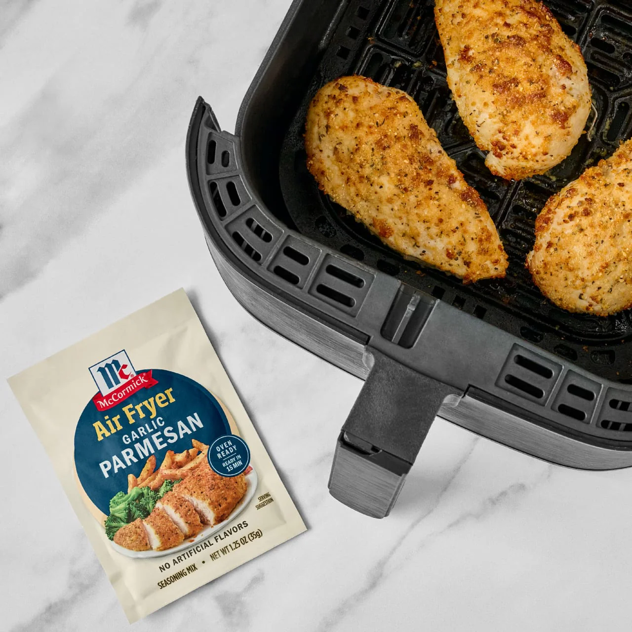 McCormick® Air Fryer Garlic Parmesan Seasoning Mix, 1.25 oz (6-Pack) - Image 6