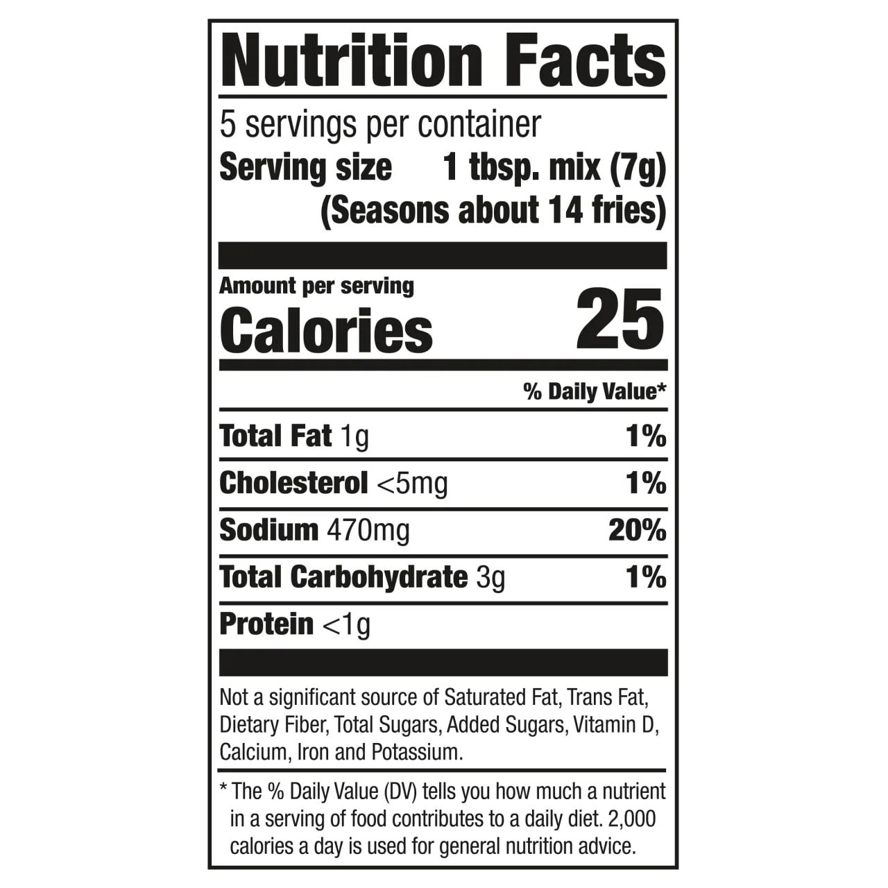 McCormick® Air Fryer Loaded Seasoning Mix, 1.25 oz (6-Pack) - Image 12