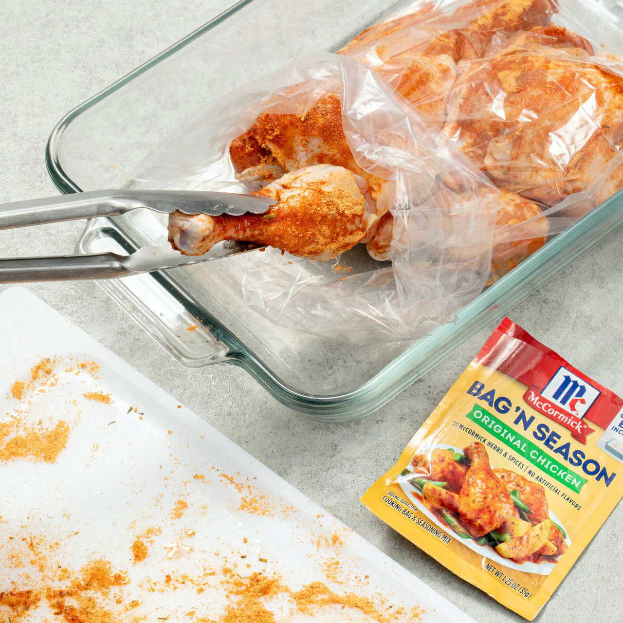 McCormick® Bag 'n Season® Original Chicken Cooking Bag & Seasoning Mix, 1.25 oz (6-Pack) - Image 2