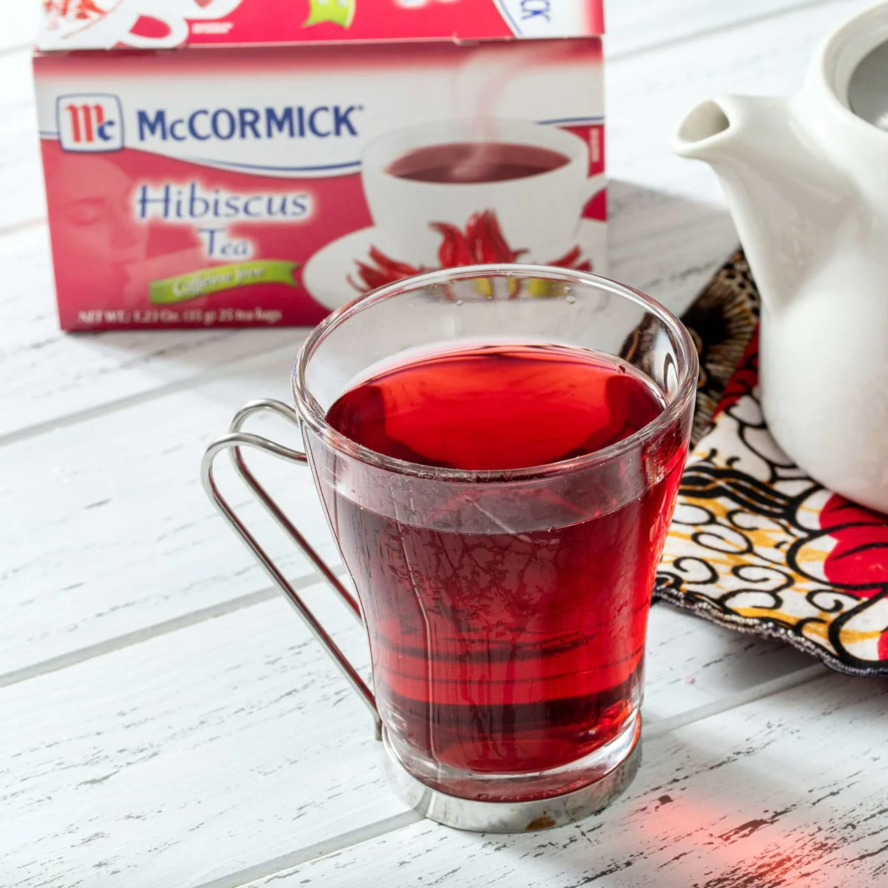 McCormick® Caffeine Free Hibiscus Tea 25 Count Box, 1.23 oz - Image 4
