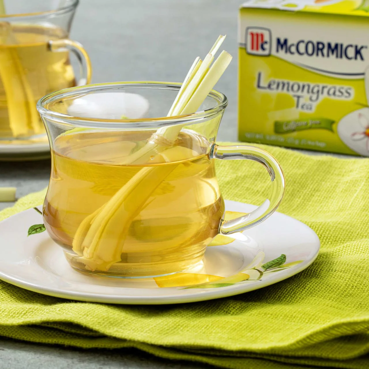 McCormick® Caffeine Free Lemongrass Tea 25 Count Box, 0.89 oz - Image 4