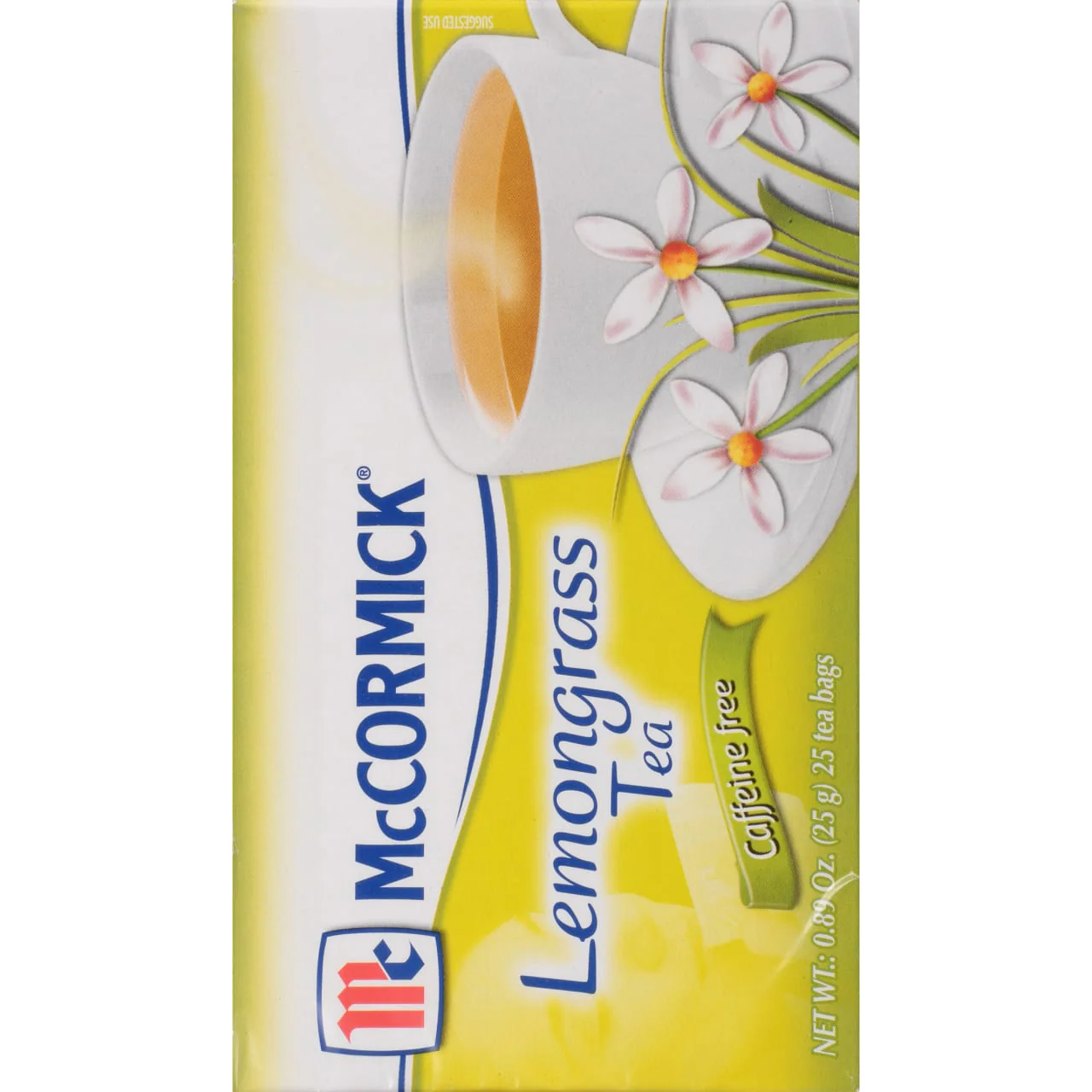 McCormick® Caffeine Free Lemongrass Tea 25 Count Box, 0.89 oz - Image 8