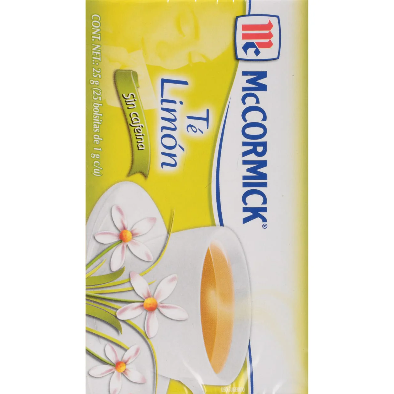 McCormick® Caffeine Free Lemongrass Tea 25 Count Box, 0.89 oz - Image 9