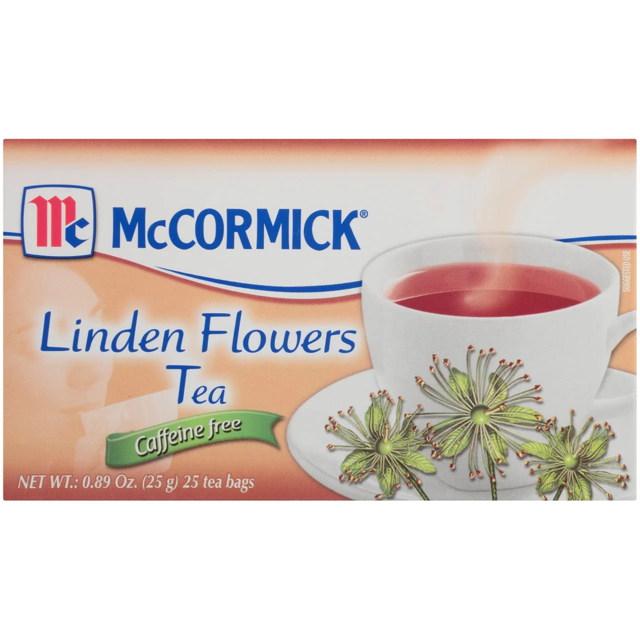 McCormick® Caffeine Free Linden Flowers Tea 25 Count Box, 0.89 oz - Image 7