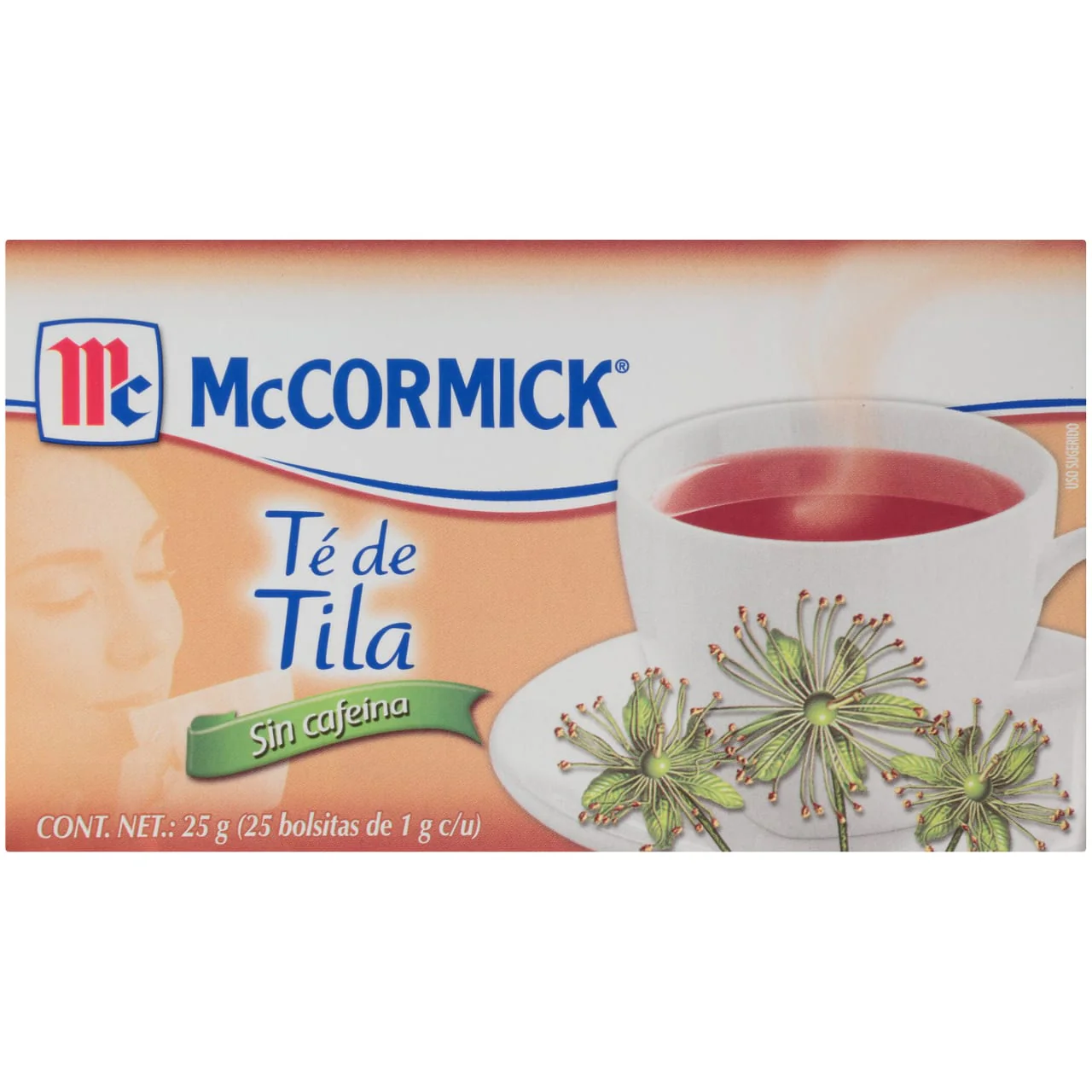 McCormick® Caffeine Free Linden Flowers Tea 25 Count Box, 0.89 oz - Image 8