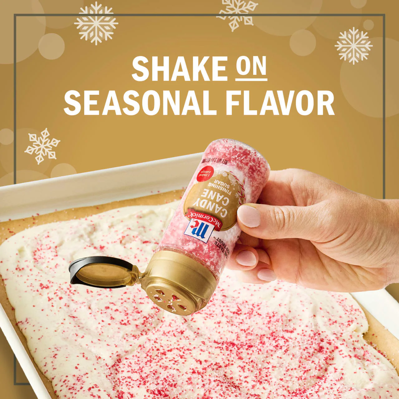 McCormick® Candy Cane Finishing Sugar, 3.81 oz - Image 3