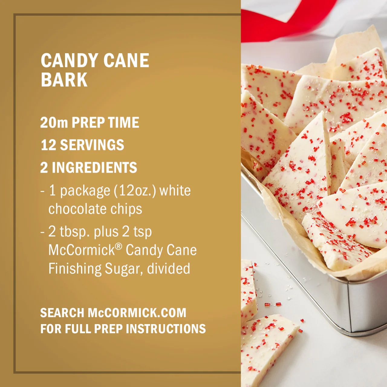 McCormick® Candy Cane Finishing Sugar, 3.81 oz - Image 6