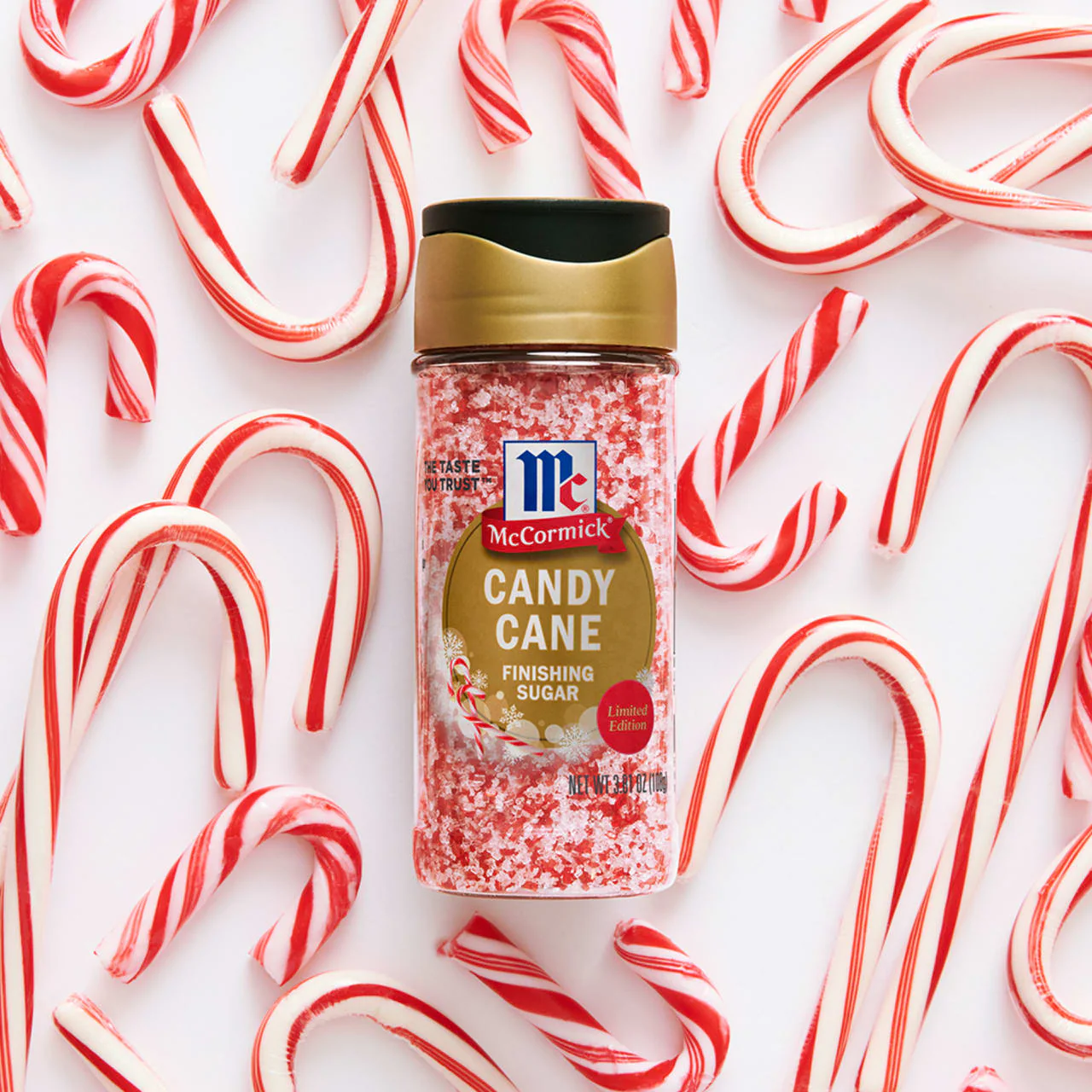 McCormick® Candy Cane Finishing Sugar, 3.81 oz - Image 7