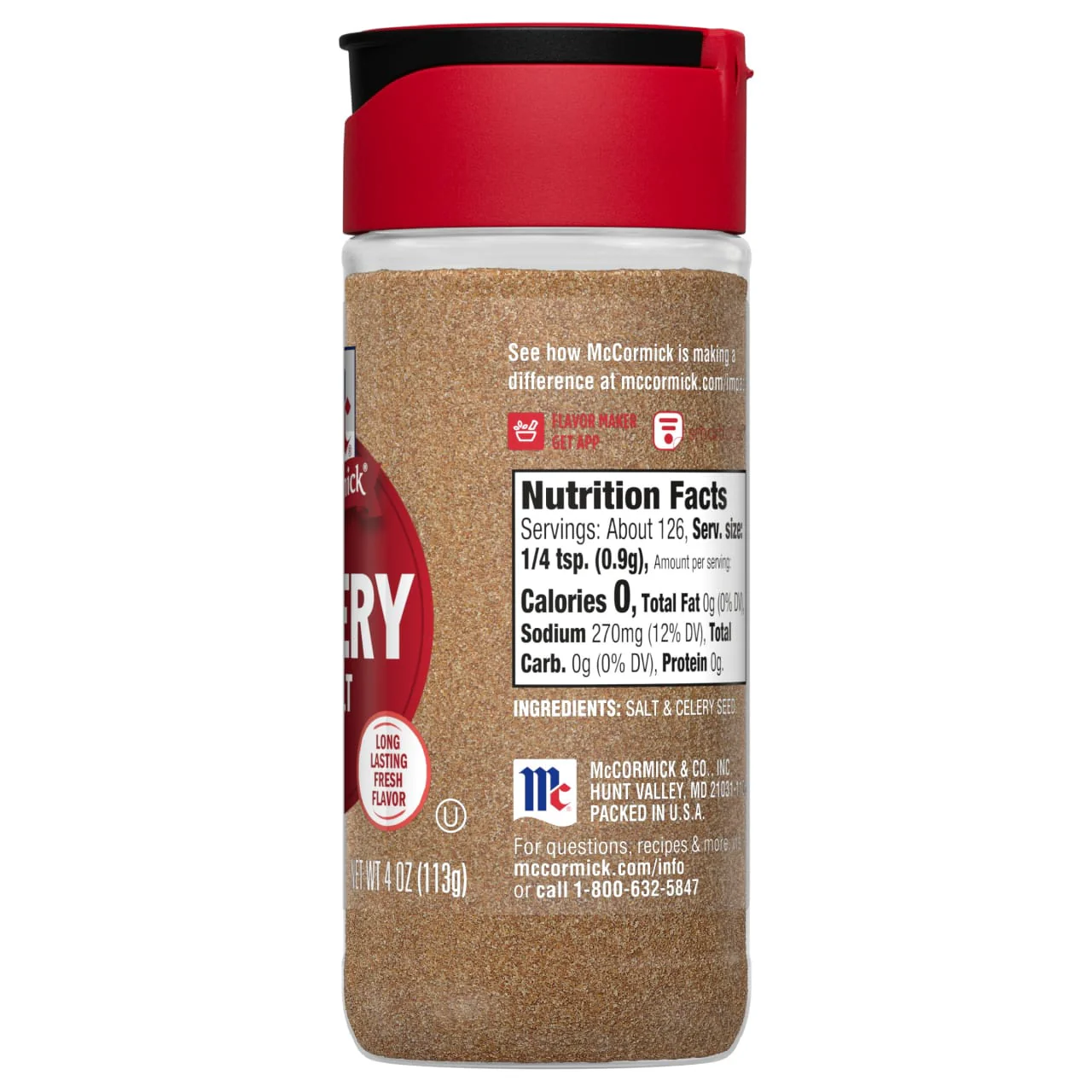 McCormick® Celery Salt, 4 oz - Image 14