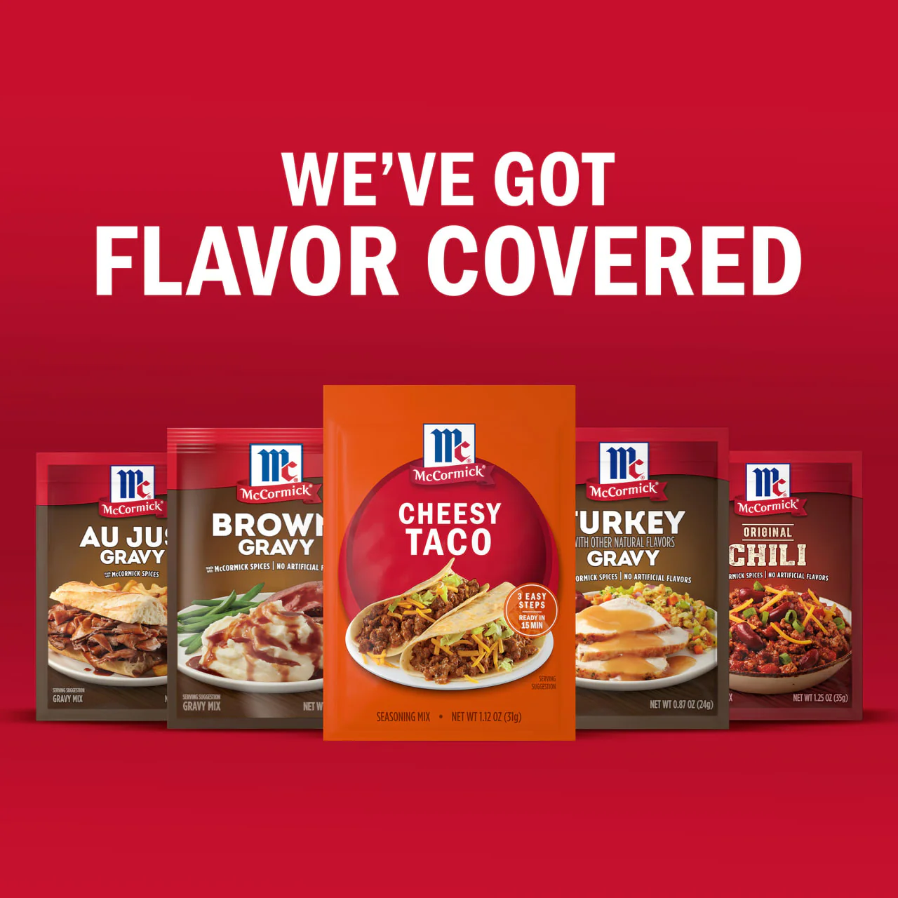 McCormick® Cheesy Taco Seasoning Mix, 1.12 oz (6-Pack) - Image 20