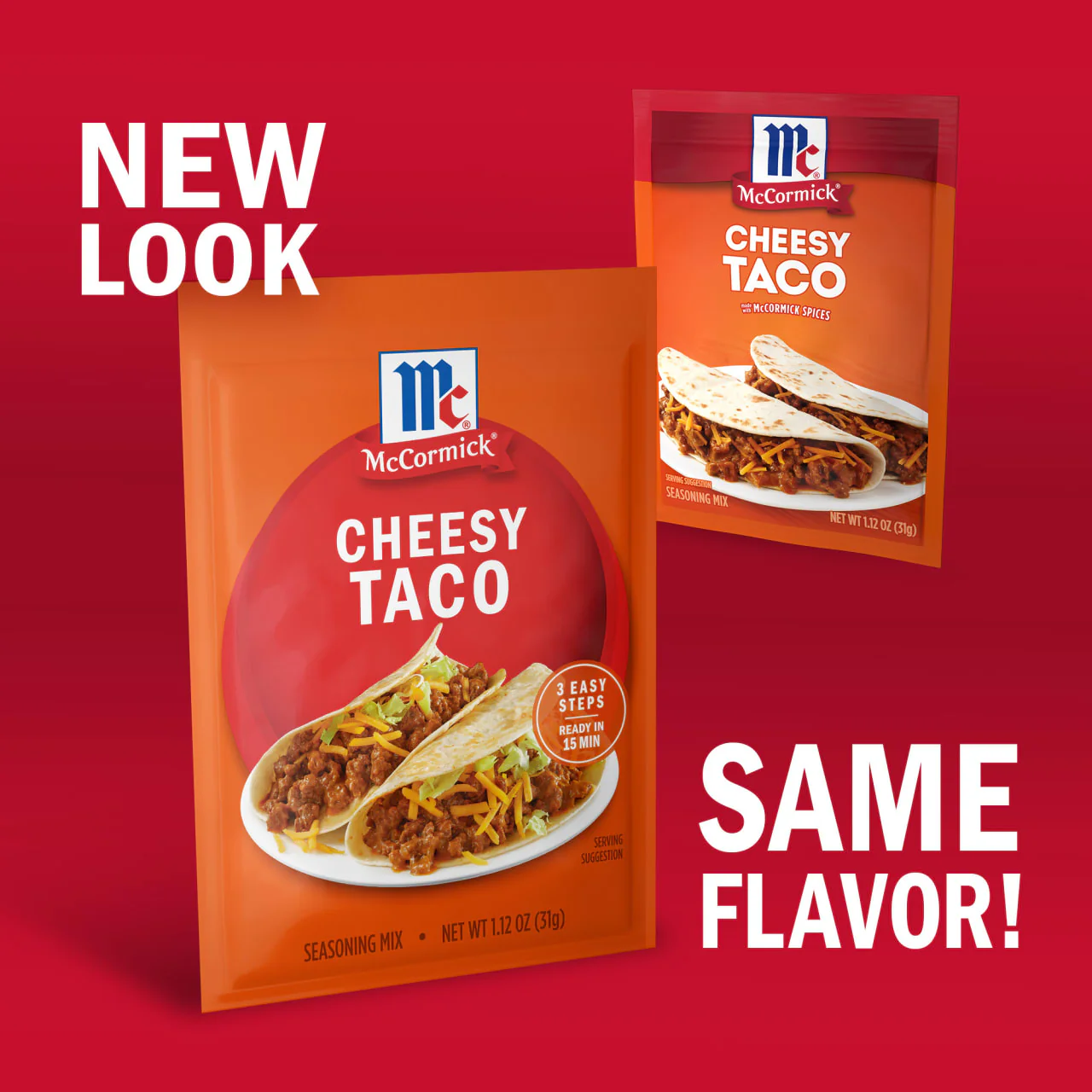 McCormick® Cheesy Taco Seasoning Mix, 1.12 oz (6-Pack) - Image 3