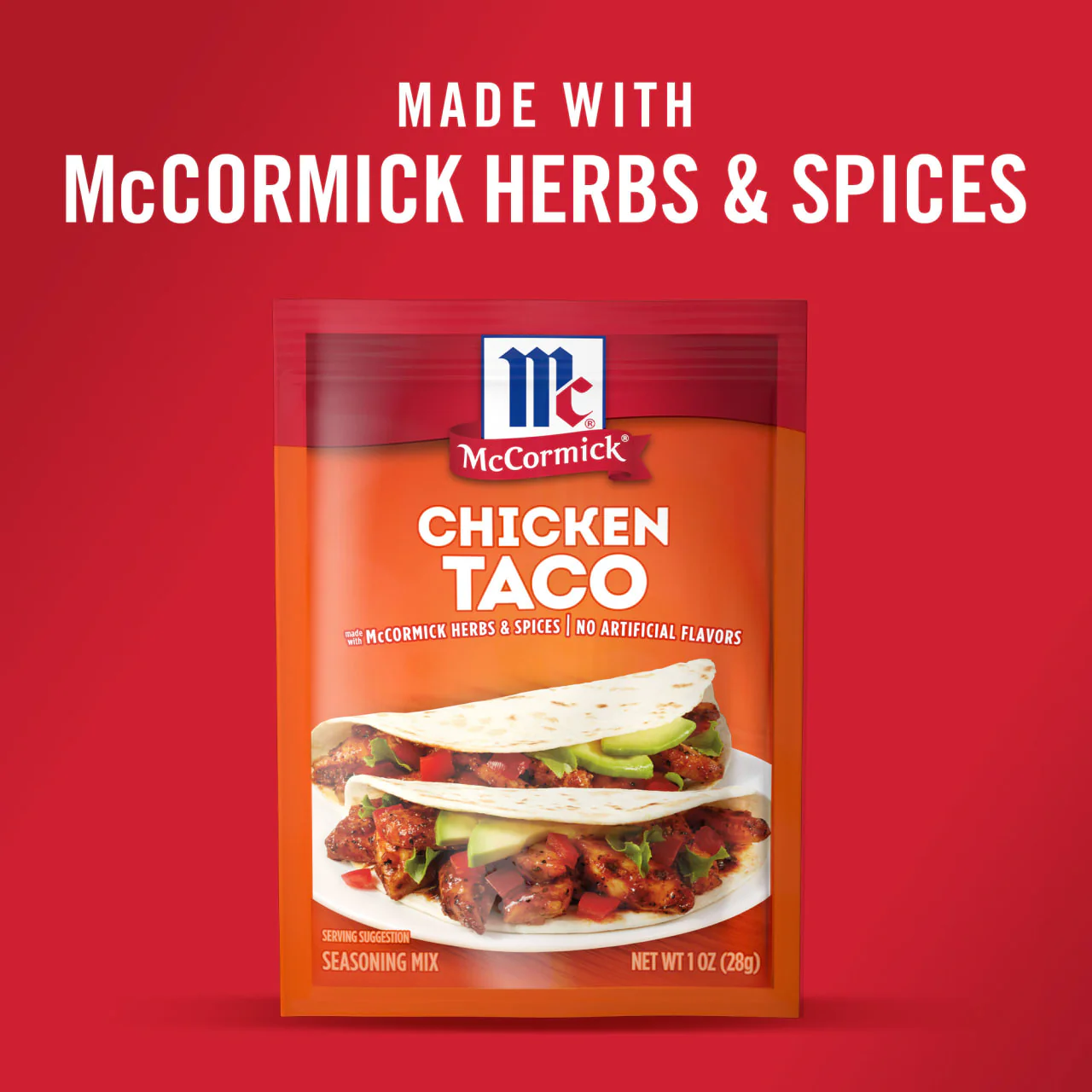 McCormick® Chicken Taco Seasoning Mix, 1 oz (6-Pack) - Image 3