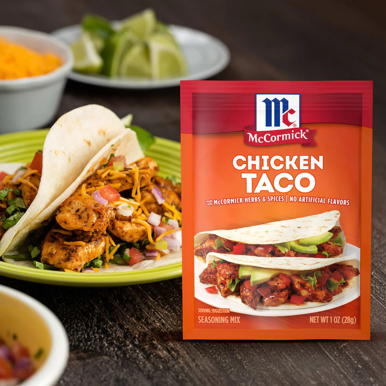 McCormick® Chicken Taco Seasoning Mix, 1 oz (6-Pack) - Image 5