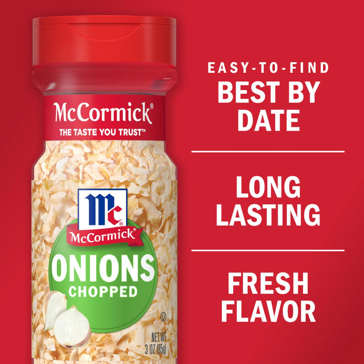 McCormick® Chopped Onions, 3 oz - Image 3