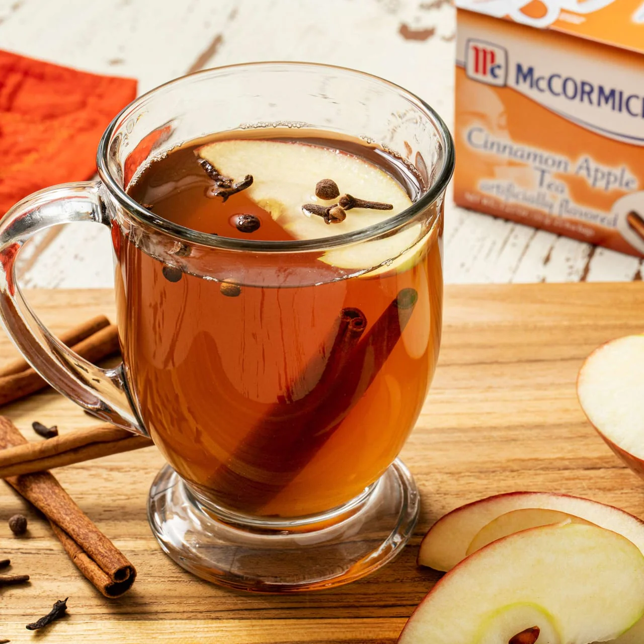 McCormick® Cinnamon Apple Tea 25 Count Box, 1.23 oz - Image 4