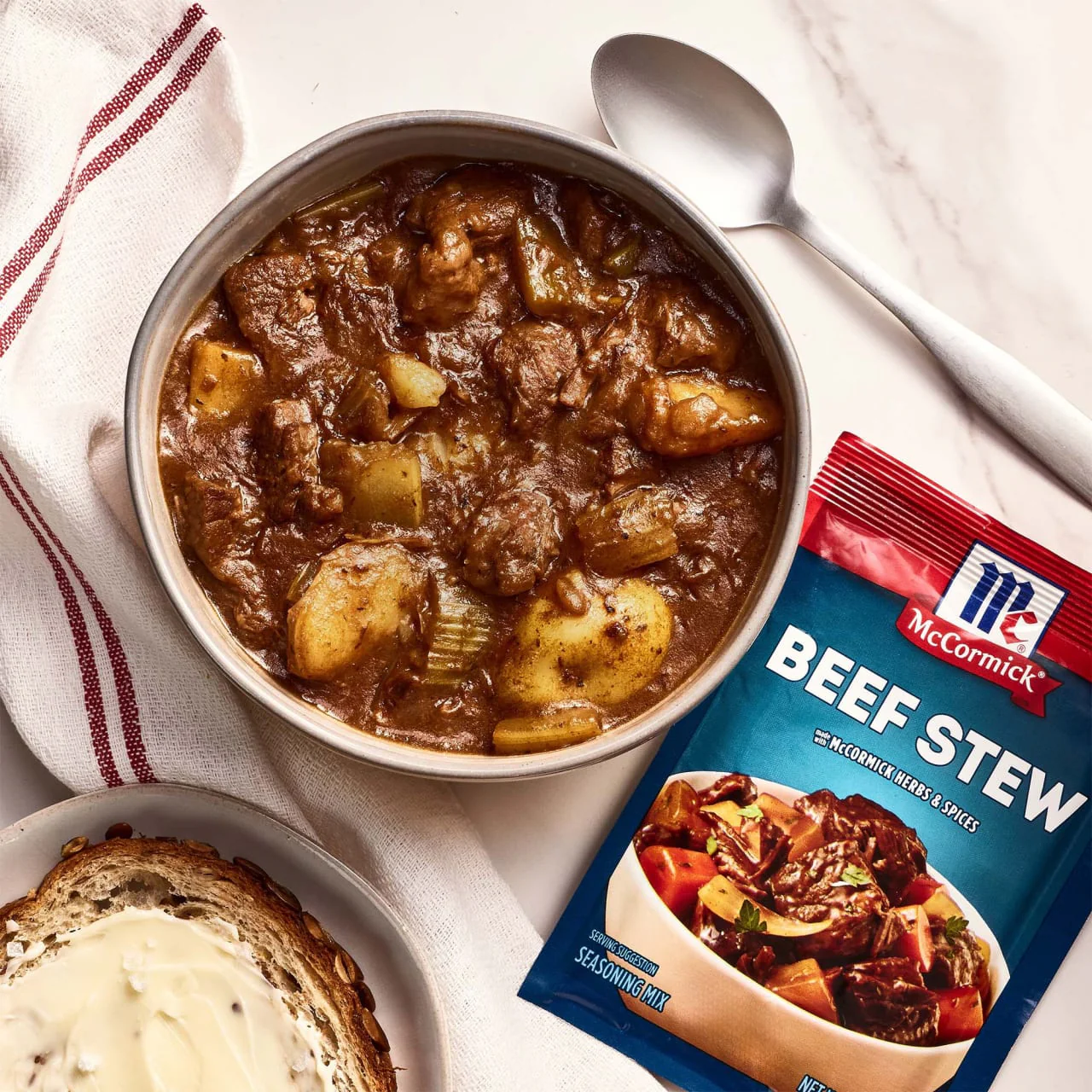 McCormick® Classic Beef Stew Seasoning Mix, 1.5 oz (6-Pack) - Image 13