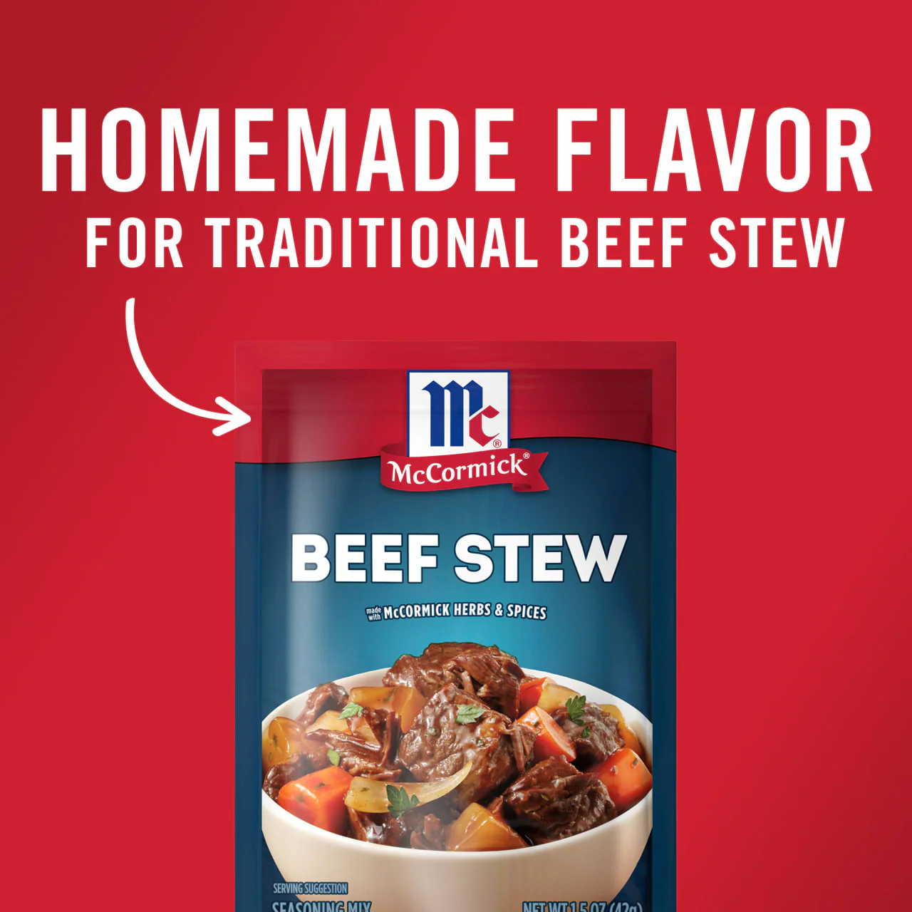 McCormick® Classic Beef Stew Seasoning Mix, 1.5 oz (6-Pack) - Image 14