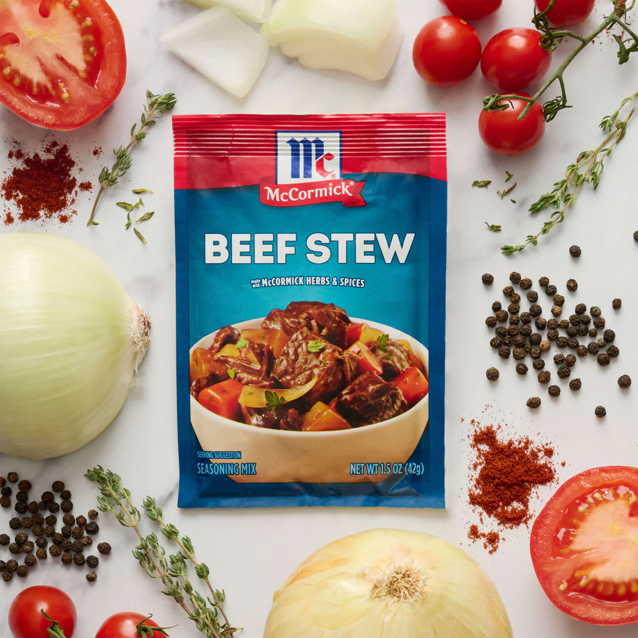 McCormick® Classic Beef Stew Seasoning Mix, 1.5 oz (6-Pack) - Image 7