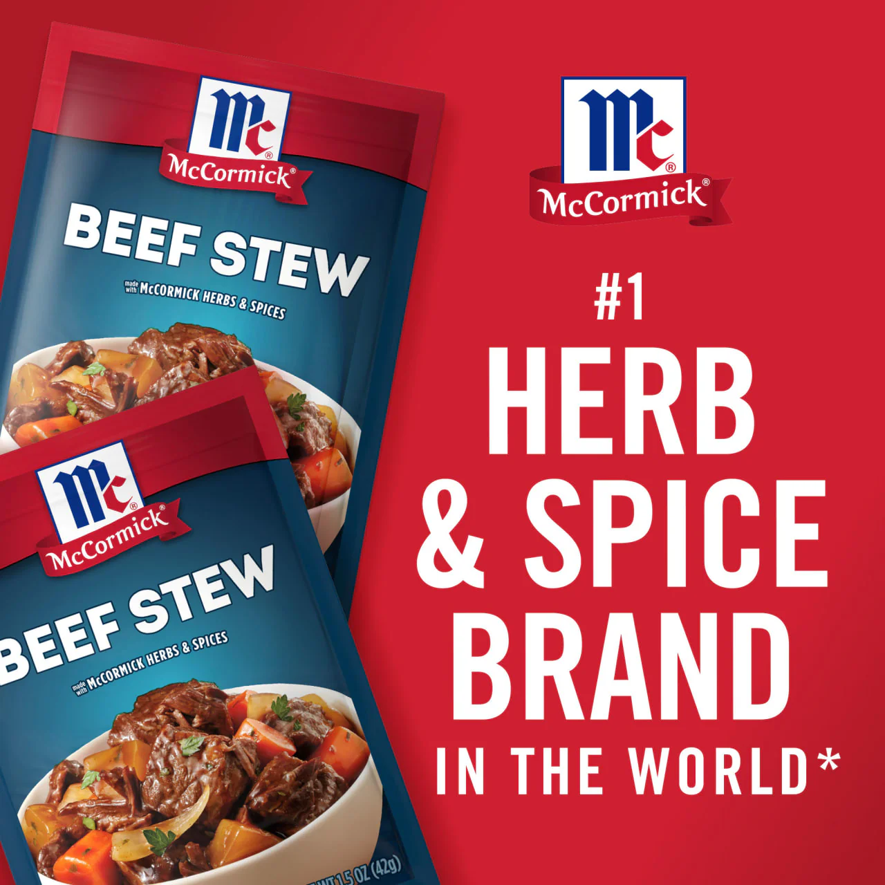 McCormick® Classic Beef Stew Seasoning Mix, 1.5 oz (6-Pack) - Image 8
