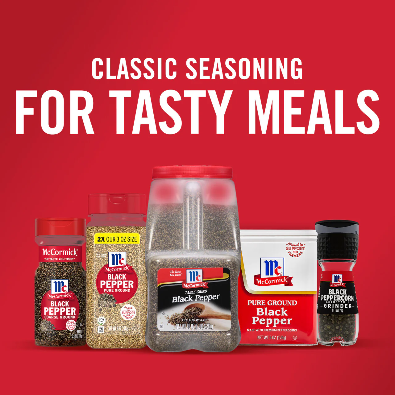 McCormick® Coarse Ground Black Pepper, 1.5 oz - Image 22