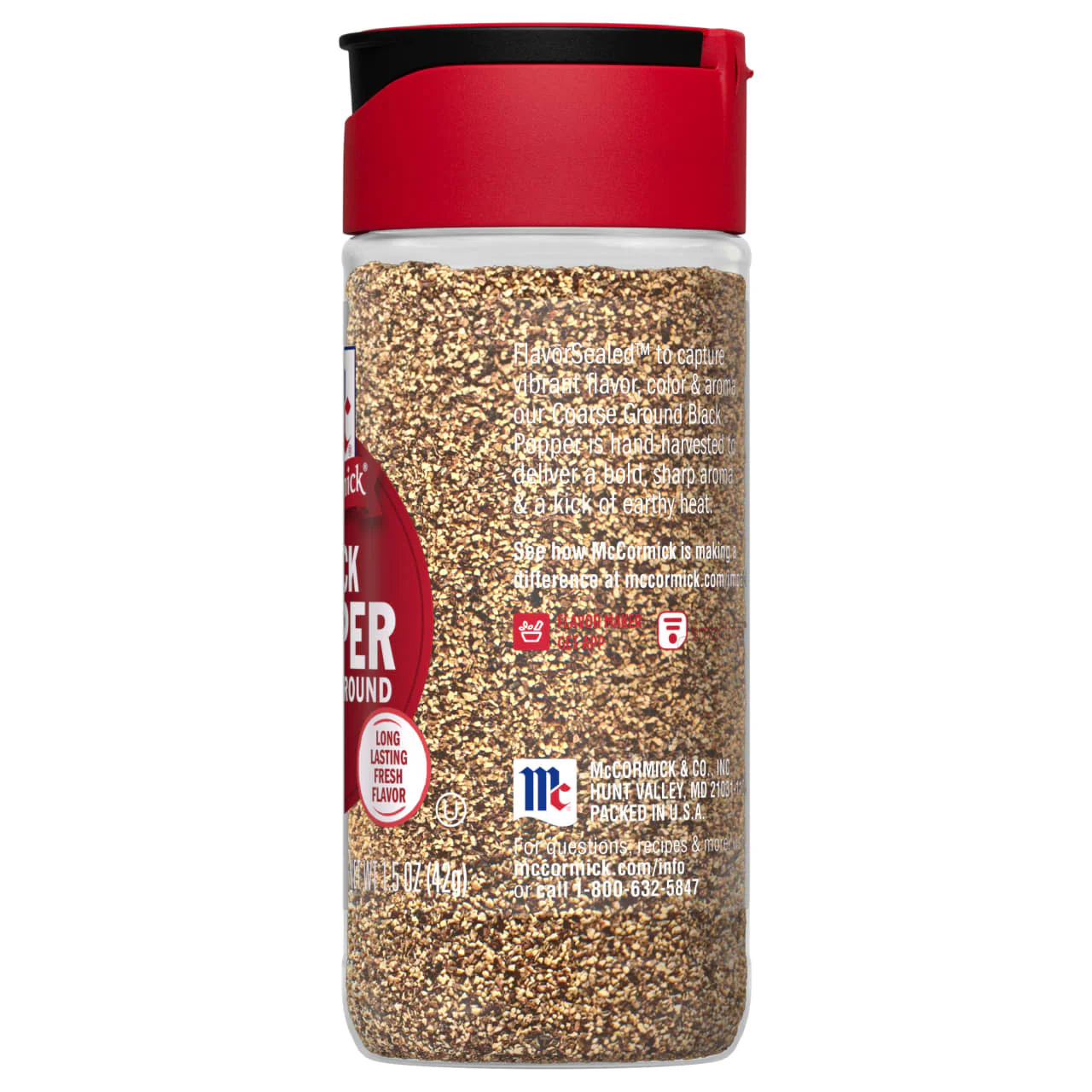 McCormick® Coarse Ground Black Pepper, 1.5 oz - Image 24