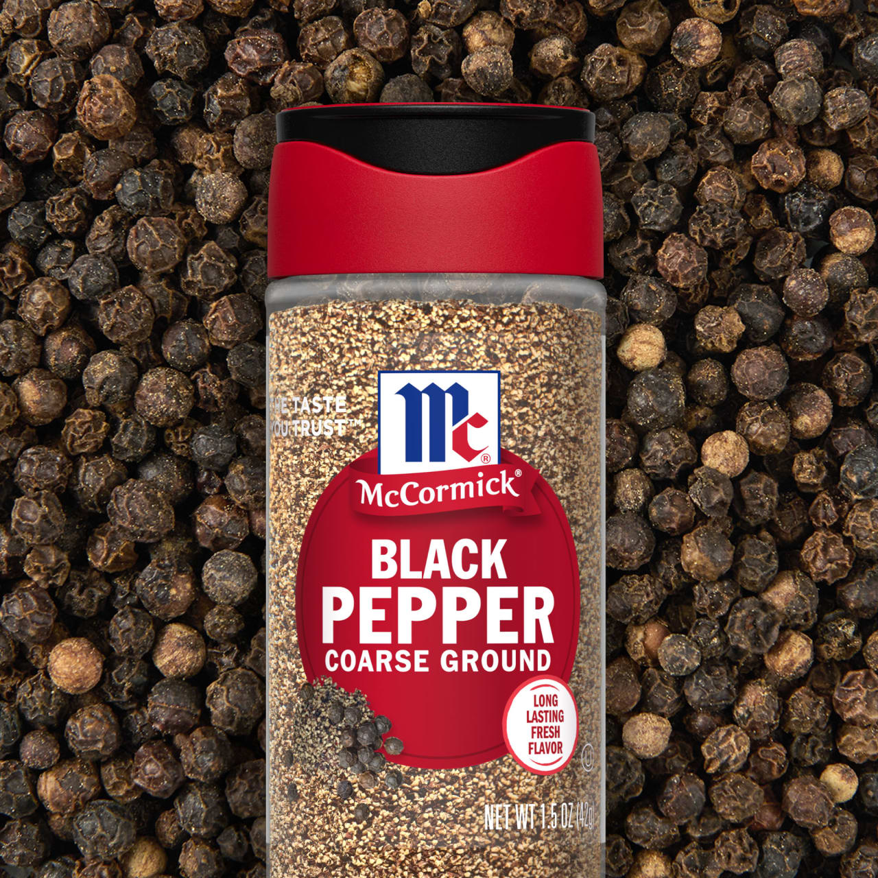 McCormick® Coarse Ground Black Pepper, 1.5 oz - Image 7