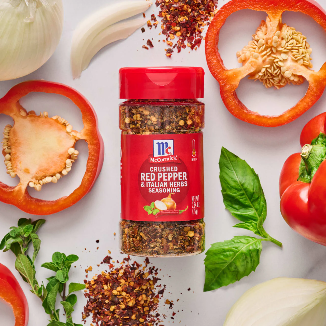 McCormick® Crushed Red Pepper & Italian Herb Seasoning, 2.64 oz - Image 8