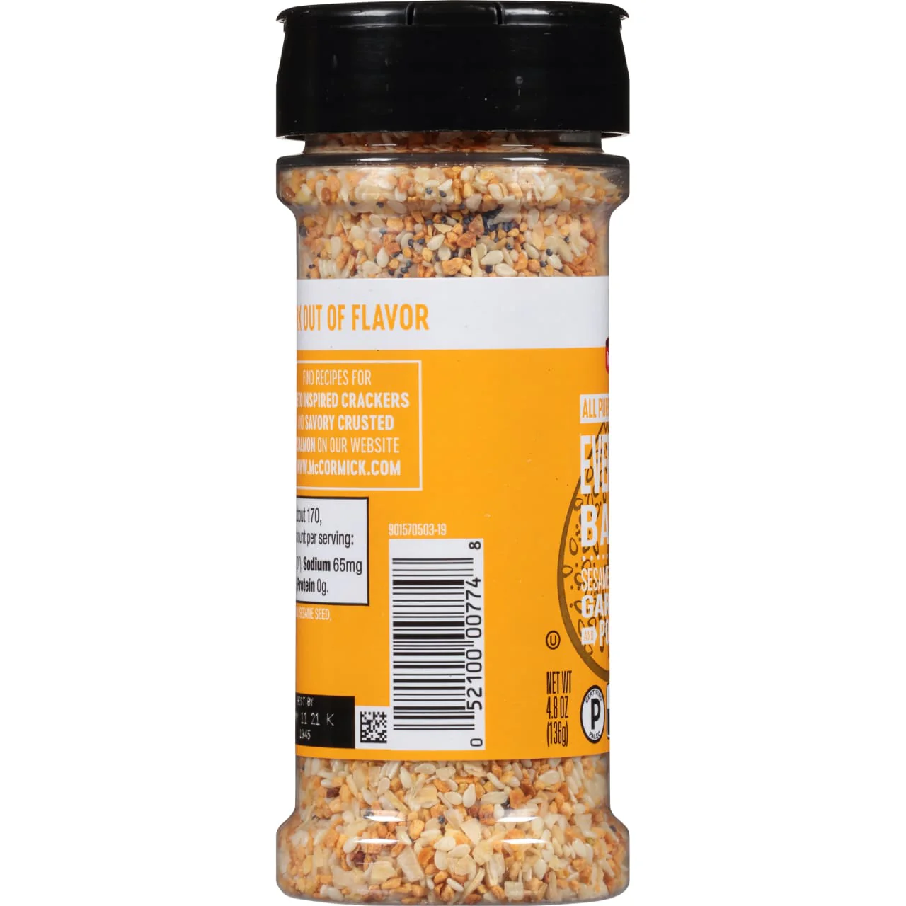 McCormick® Everything Bagel All Purpose Seasoning, 4.8 oz - Image 12