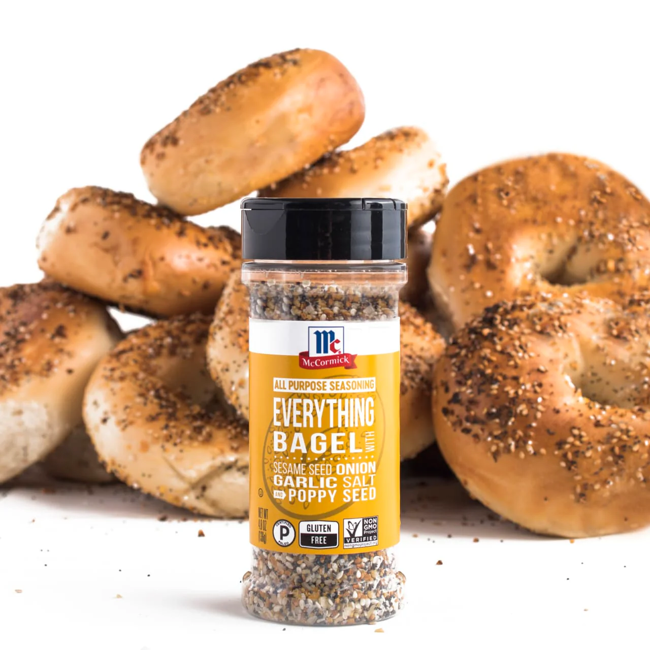 McCormick® Everything Bagel All Purpose Seasoning, 4.8 oz - Image 2