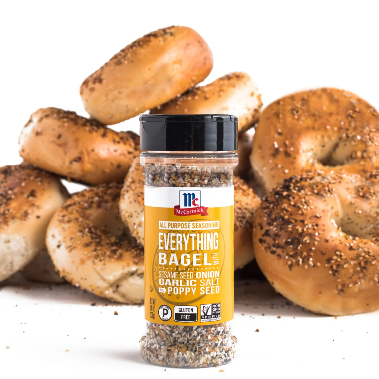 McCormick® Everything Bagel All Purpose Seasoning, 4.8 oz - Image 8