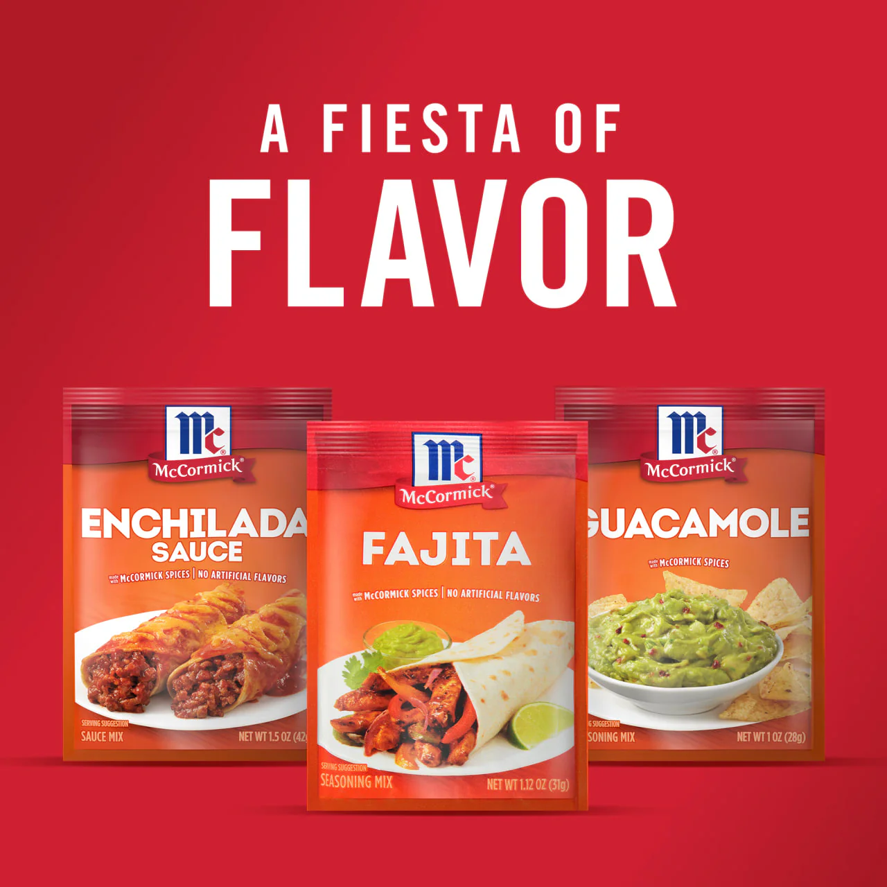 McCormick® Fajita Seasoning Mix, 1.12 oz (6-Pack) - Image 12