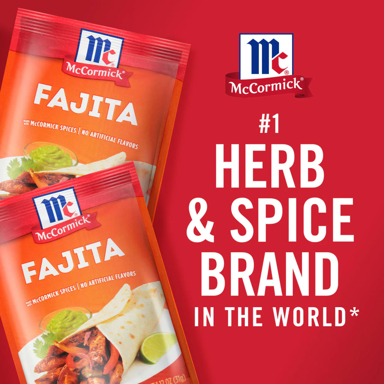 McCormick® Fajita Seasoning Mix, 1.12 oz (6-Pack) - Image 19