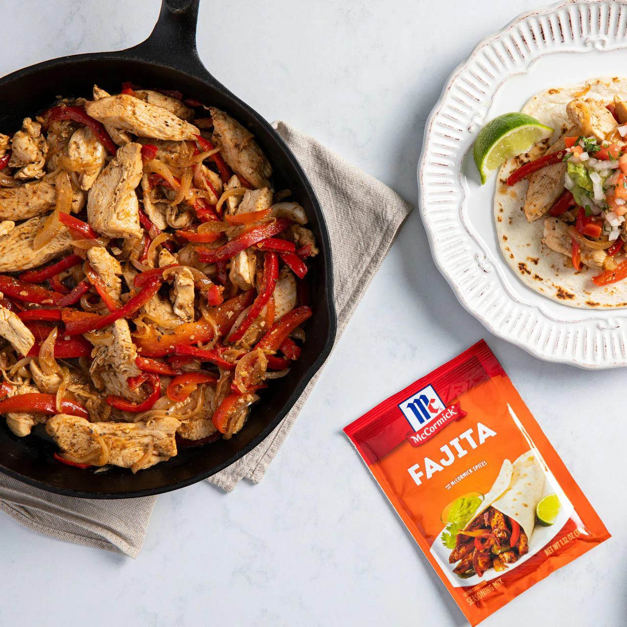 McCormick® Fajita Seasoning Mix, 1.12 oz (6-Pack) - Image 2