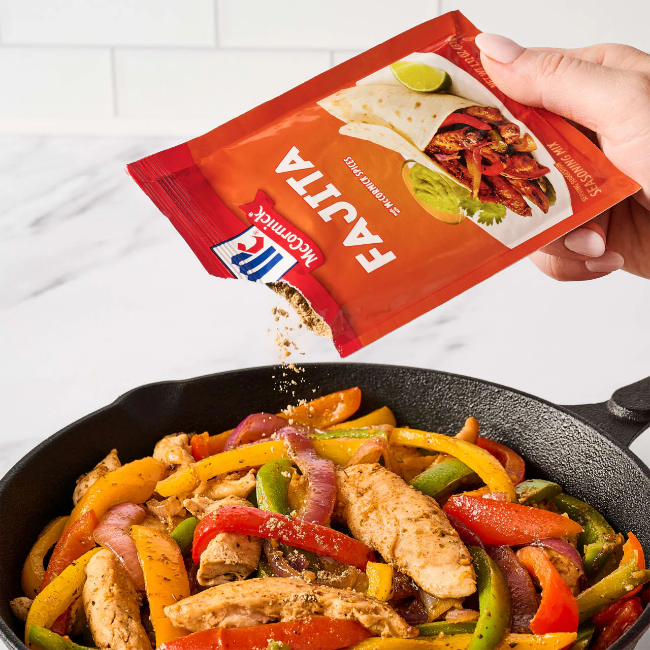 McCormick® Fajita Seasoning Mix, 1.12 oz (6-Pack) - Image 5