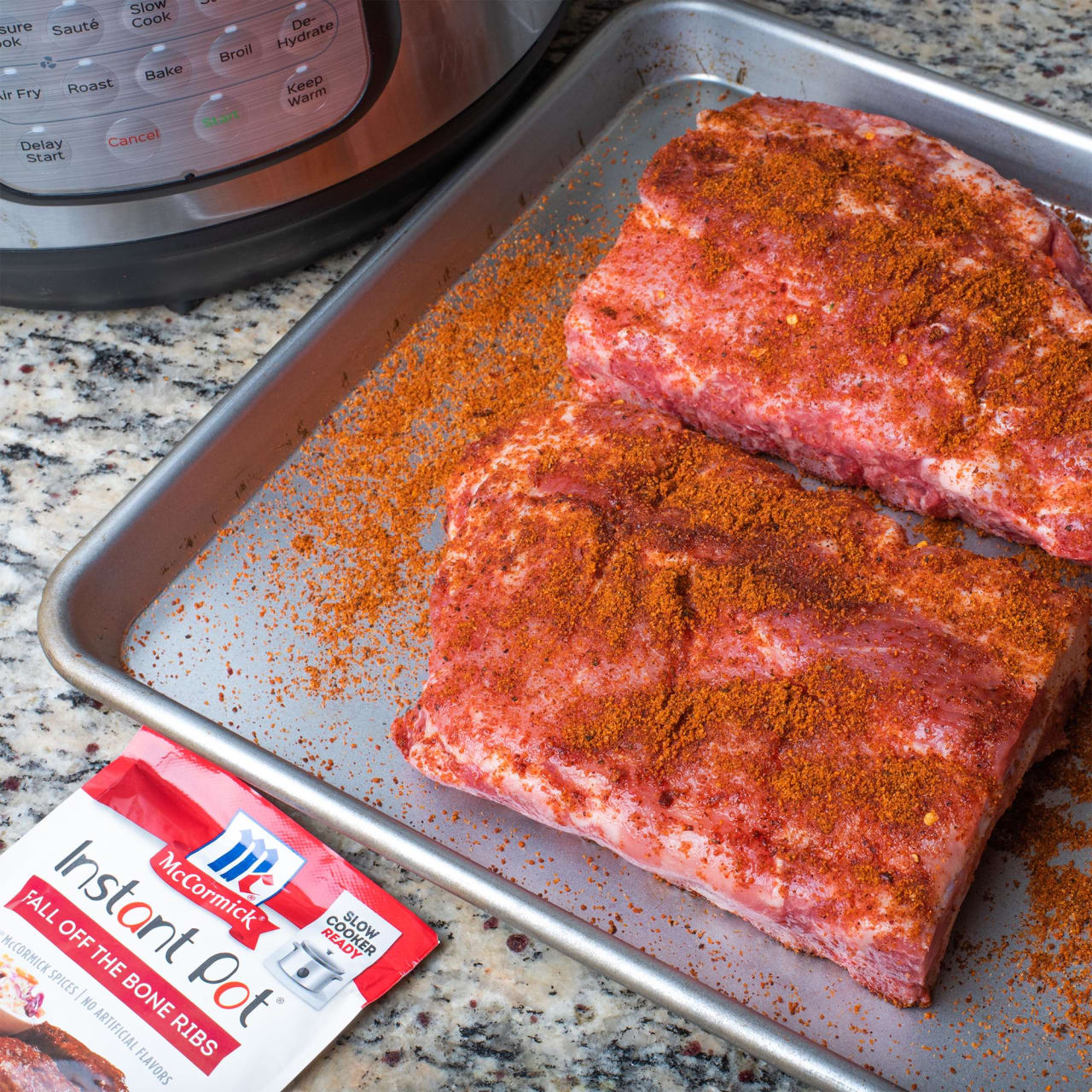 McCormick® Fall Off The Bone Ribs Instant Pot Seasoning Mix, 1.25 oz - Image 8
