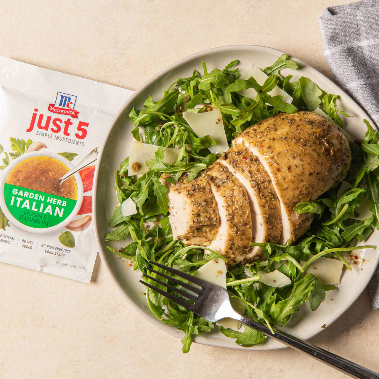 McCormick® Garden Herb Italian Dressing & Seasoning Mix, 1 oz - Image 4