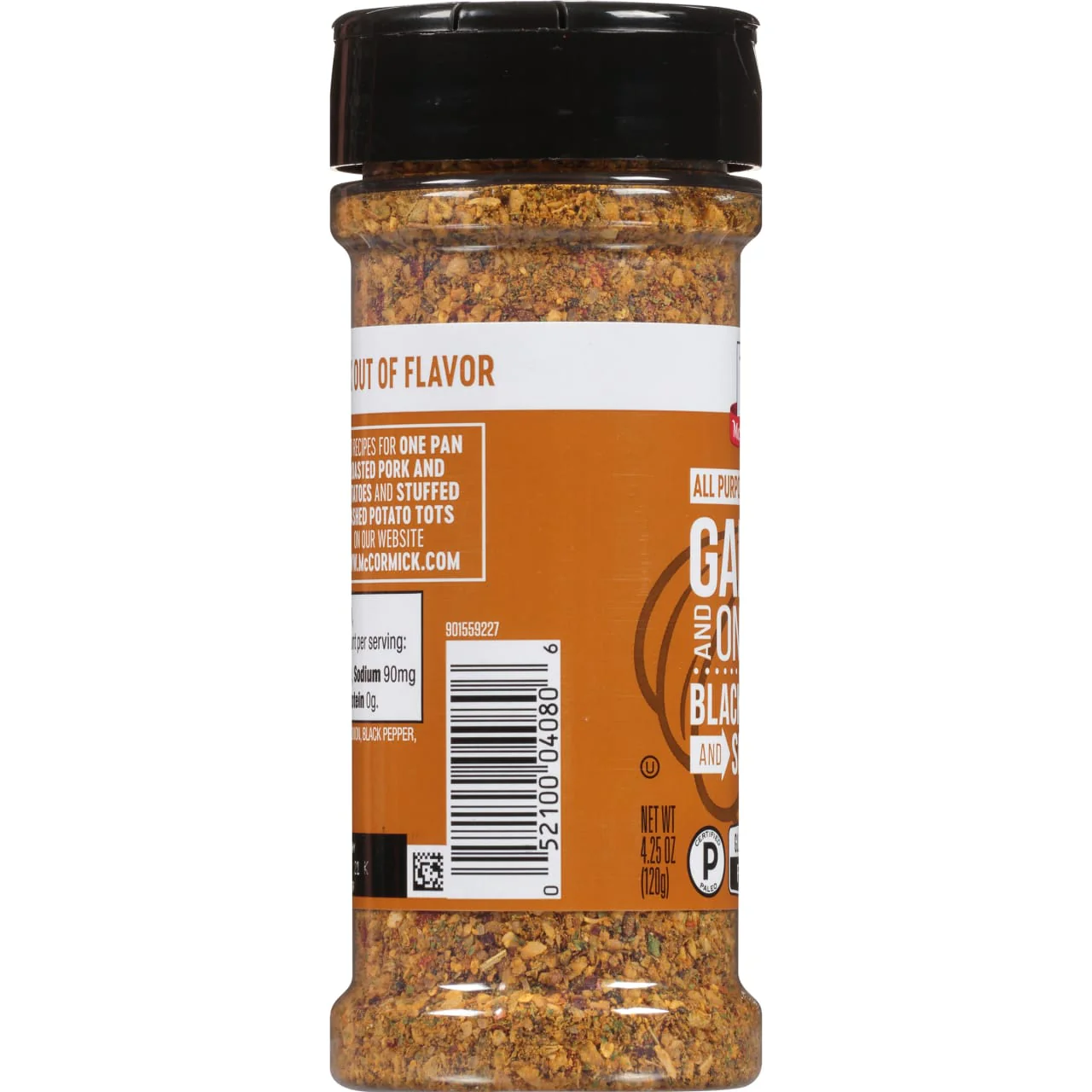 McCormick® Garlic and Onion, Black Pepper and Sea Salt All Purpose Seasoning, 4.25 oz - Image 11