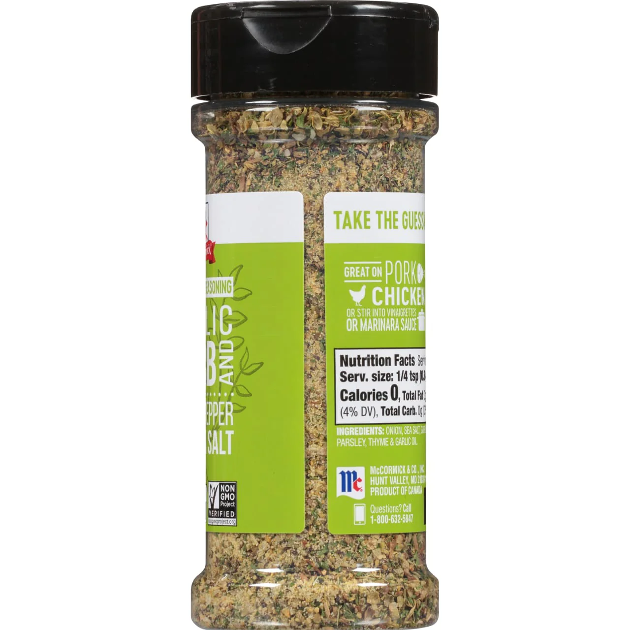 McCormick® Garlic, Herb and Black Pepper and Sea Salt All Purpose Seasoning, 4.37 oz - Image 10