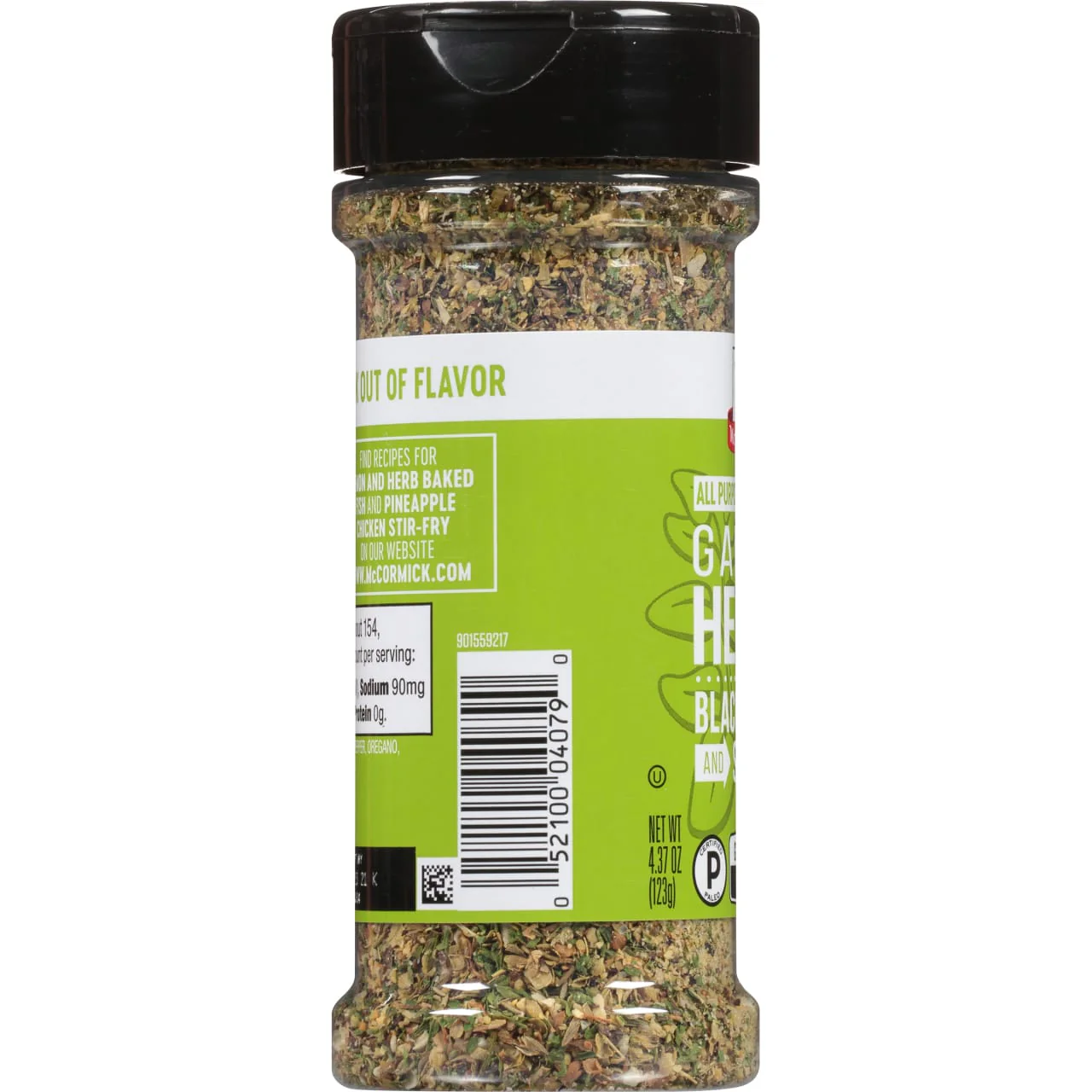 McCormick® Garlic, Herb and Black Pepper and Sea Salt All Purpose Seasoning, 4.37 oz - Image 11
