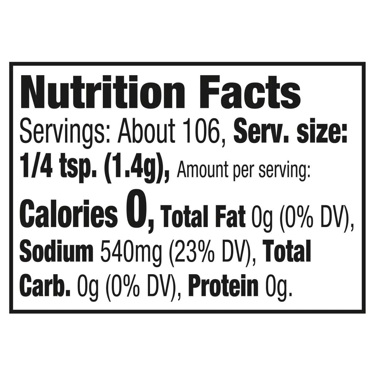 McCormick® Garlic Salt, 5.25 oz - Image 17
