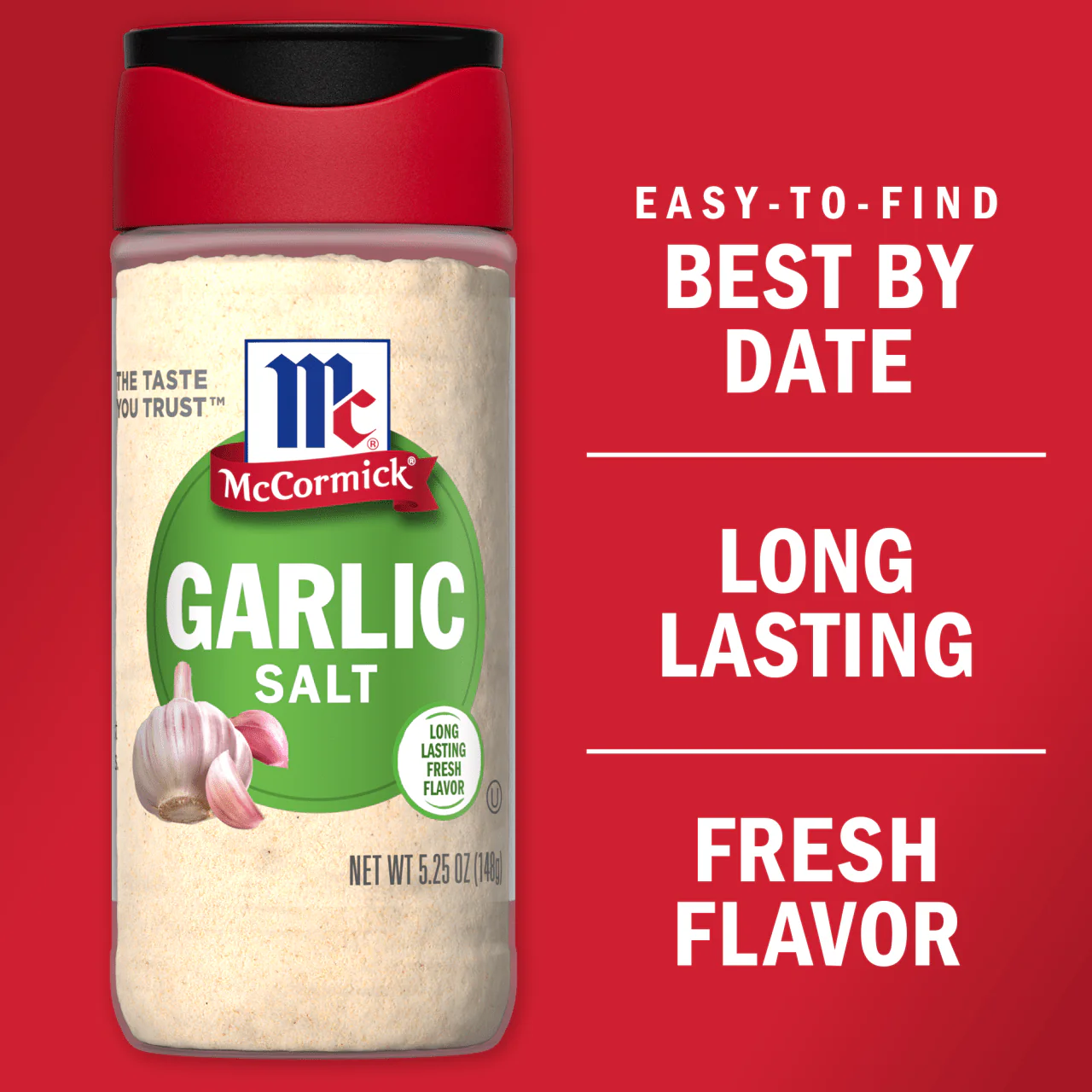 McCormick® Garlic Salt, 5.25 oz - Image 5