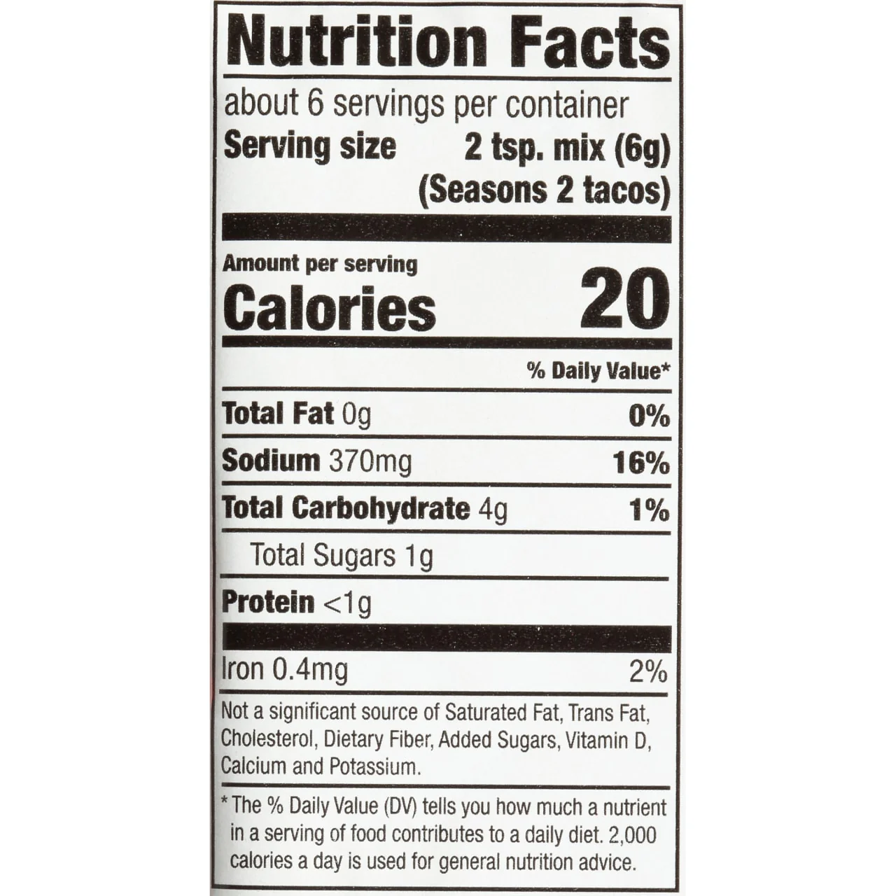 McCormick® Gluten Free Taco Seasoning Mix, 1.25 oz (6-Pack) - Image 21