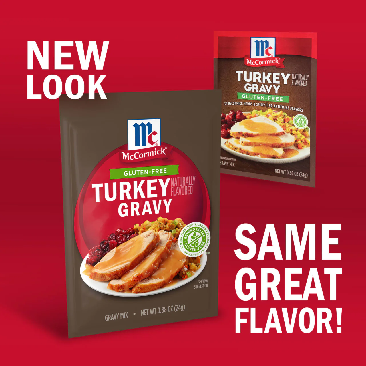 McCormick® Gluten Free Turkey Gravy Mix, 0.88 oz - Image 2