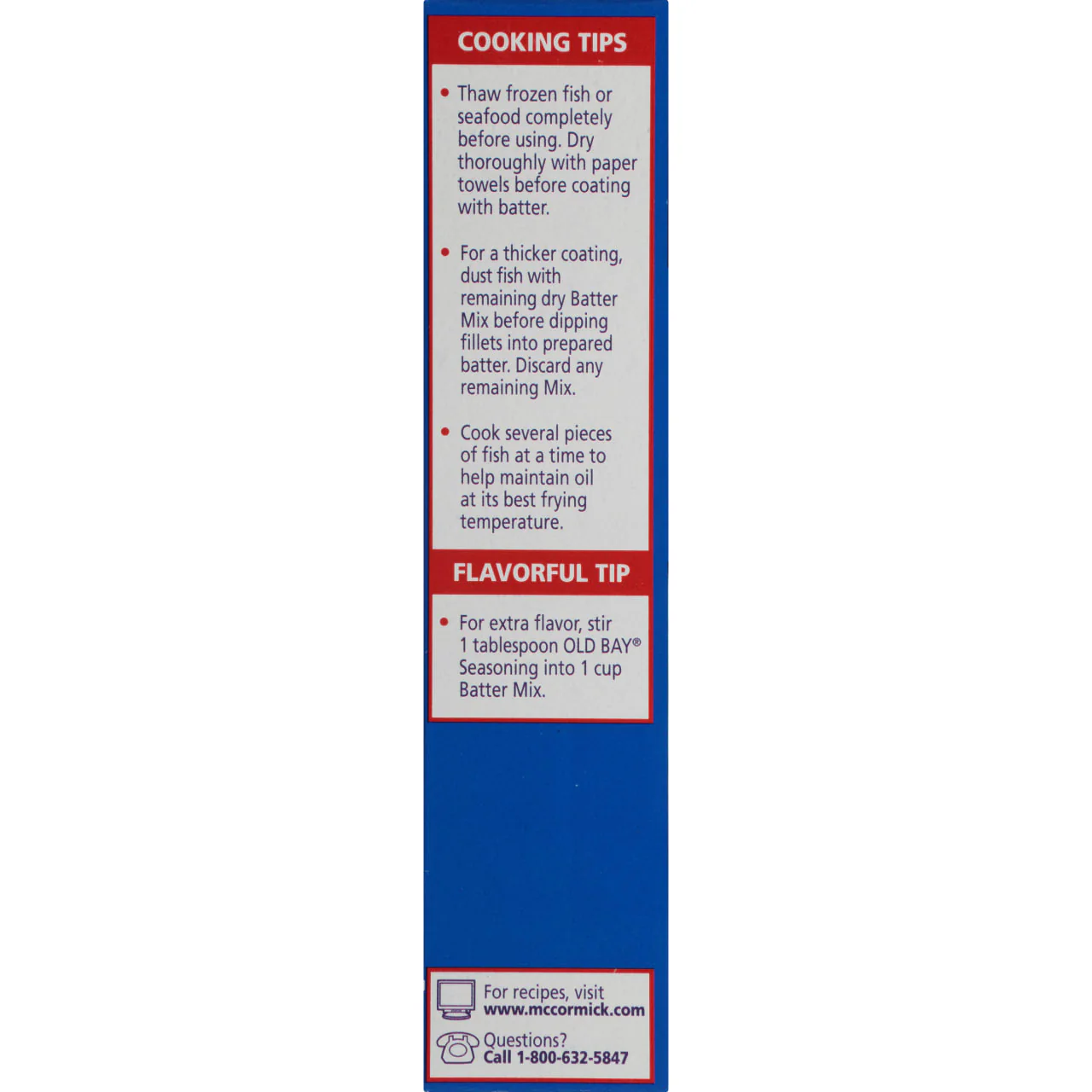 McCormick® Golden Dipt® Beer Batter Seafood Batter Mix, 10 oz - Image 9